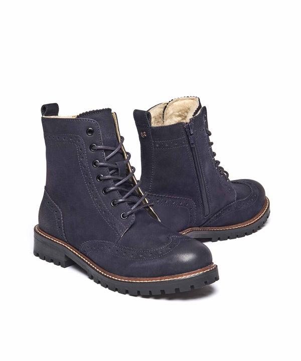 FILICO WARMLINED INDIGO NUBUCK
