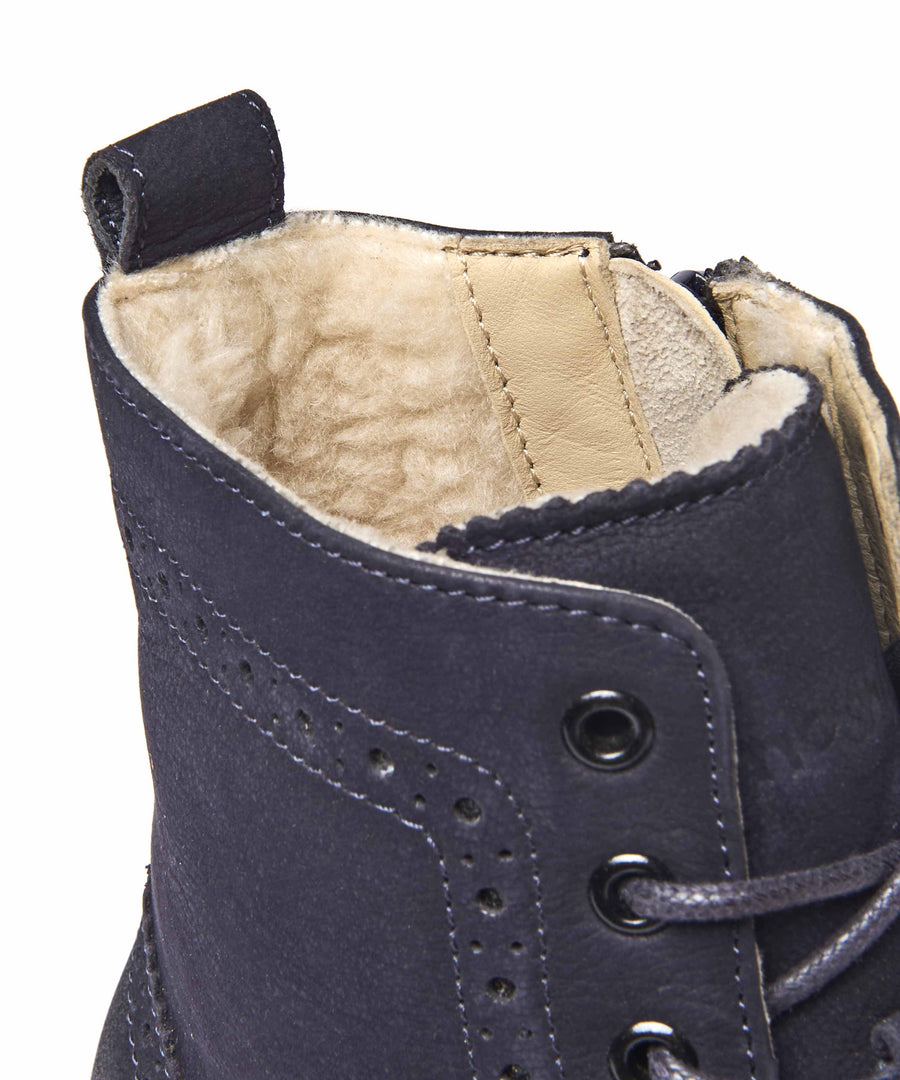 FILICO WARMLINED INDIGO NUBUCK