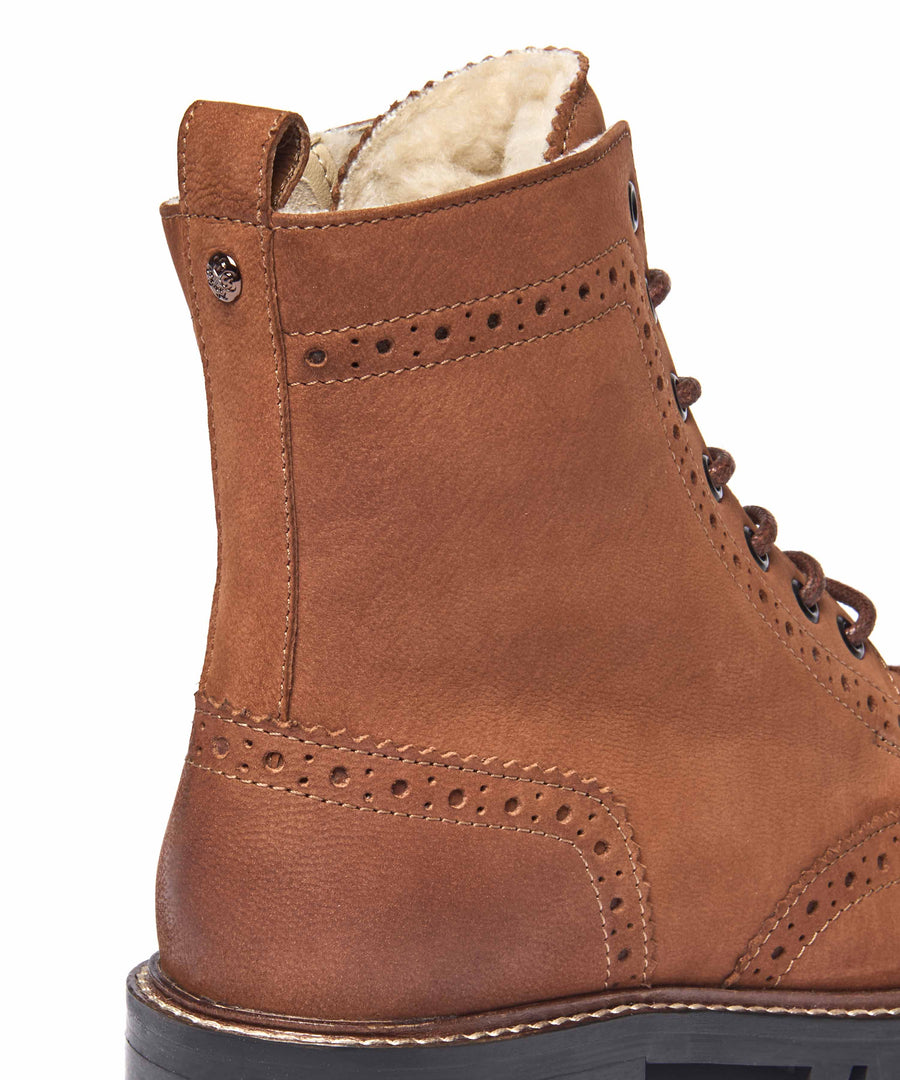 FILICO WARMLINED TAN NUBUCK