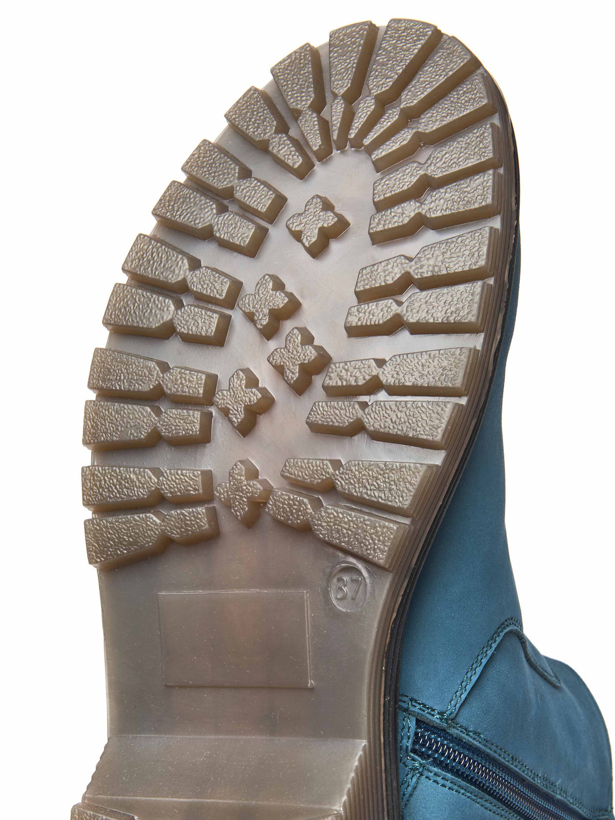Blue / Green fleece lined ankle boot - HATTER 2 LAGOON NUBUCK