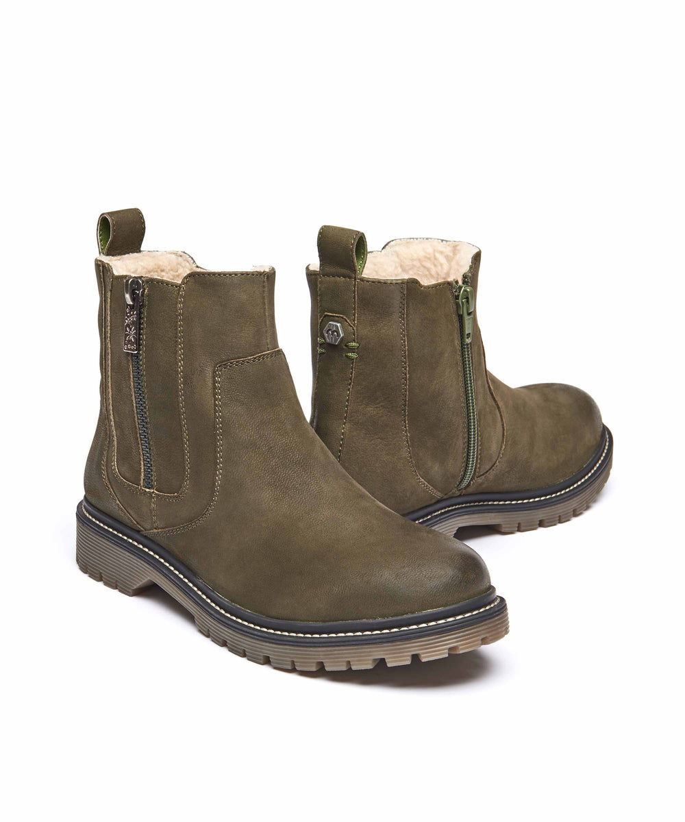 HATTER 2 OLIVE GREEN NUBUCK