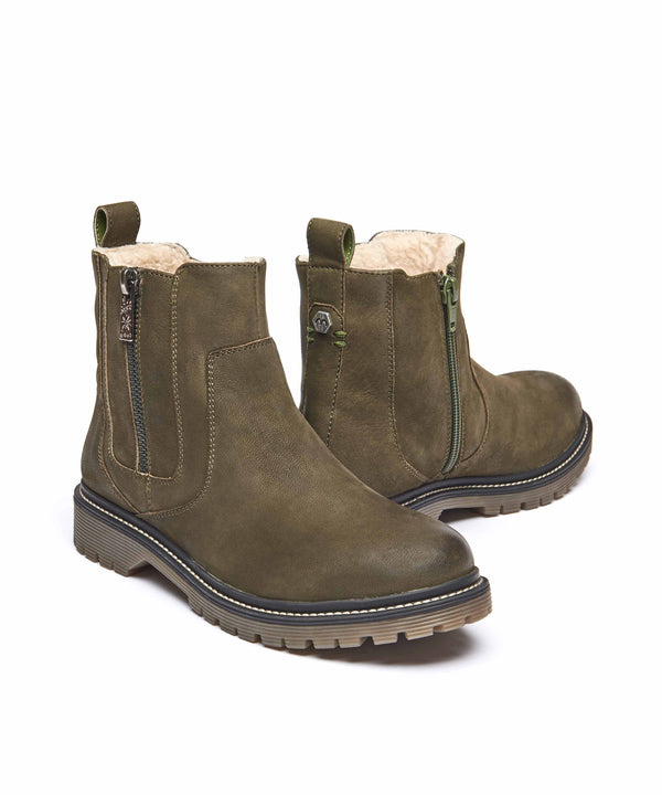 HATTER 2 OLIVE GREEN NUBUCK