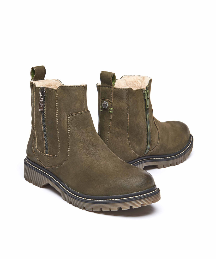 HATTER 2 OLIVE GREEN NUBUCK