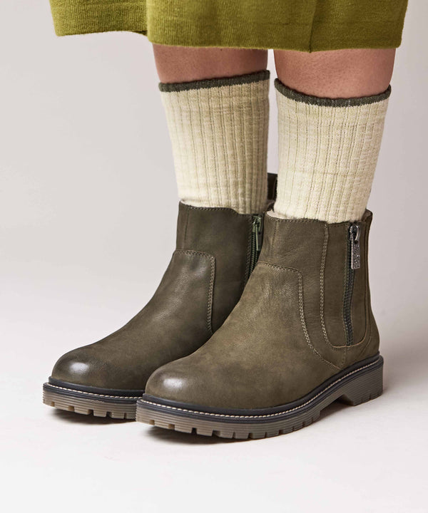 HATTER 2 OLIVE GREEN NUBUCK