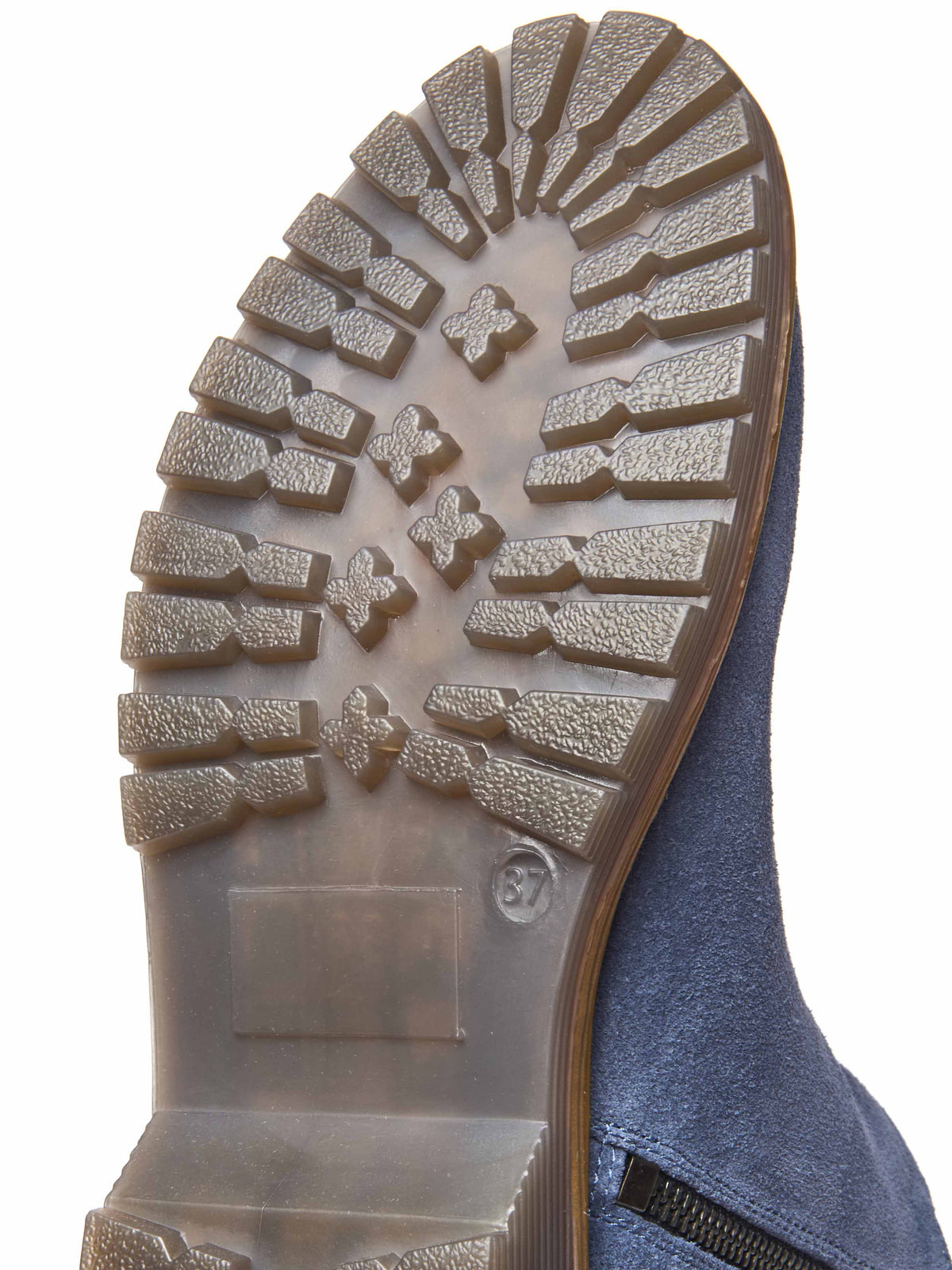 Blue chunky Chelsea boot - SKERRY 2 DENIM SUEDE