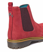 SKERRY 2 RED NUBUCK
