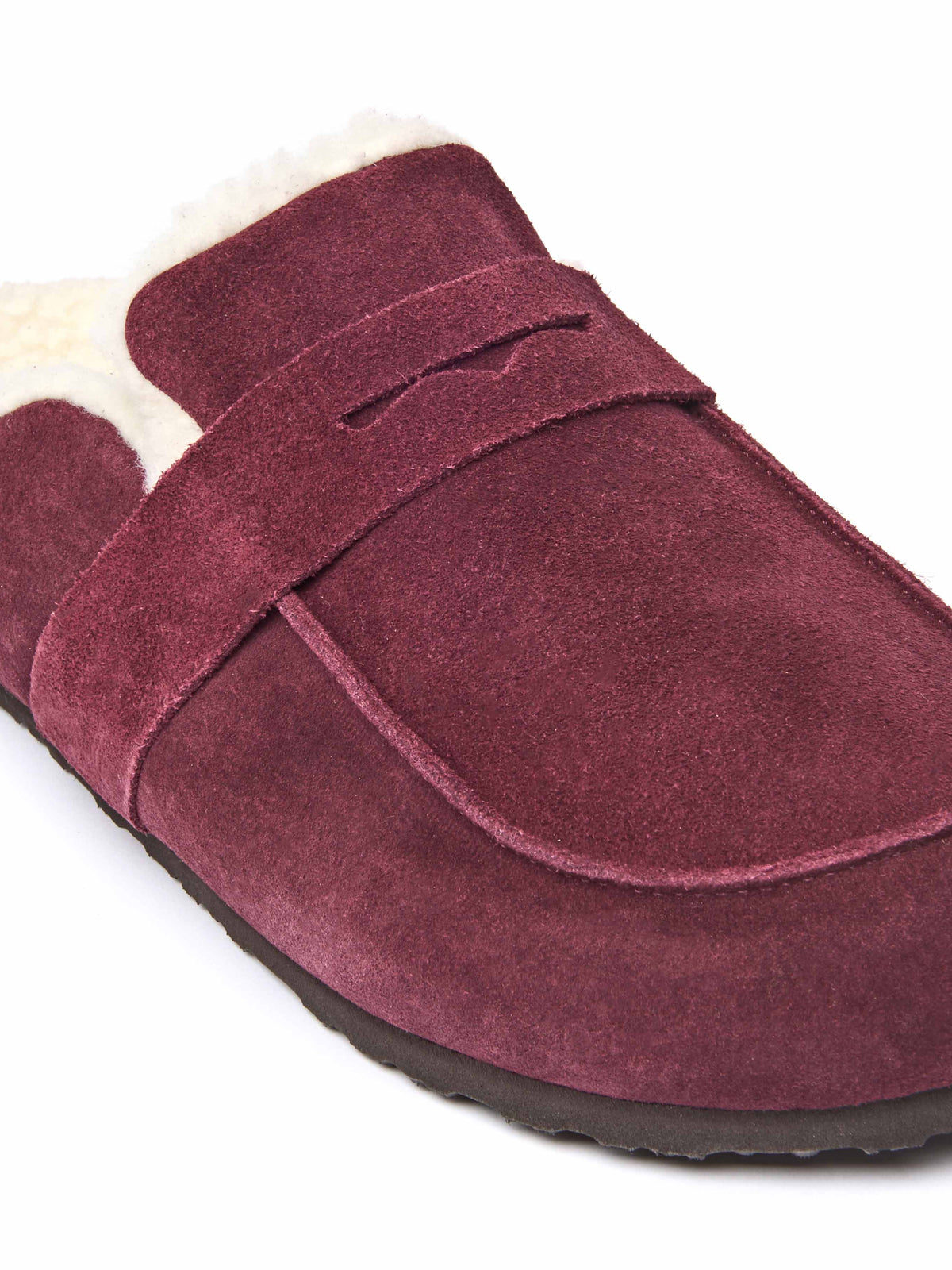 ZINNIA ZINFANDEL RED SUEDE