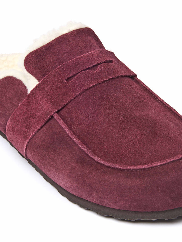 ZINNIA ZINFANDEL RED SUEDE