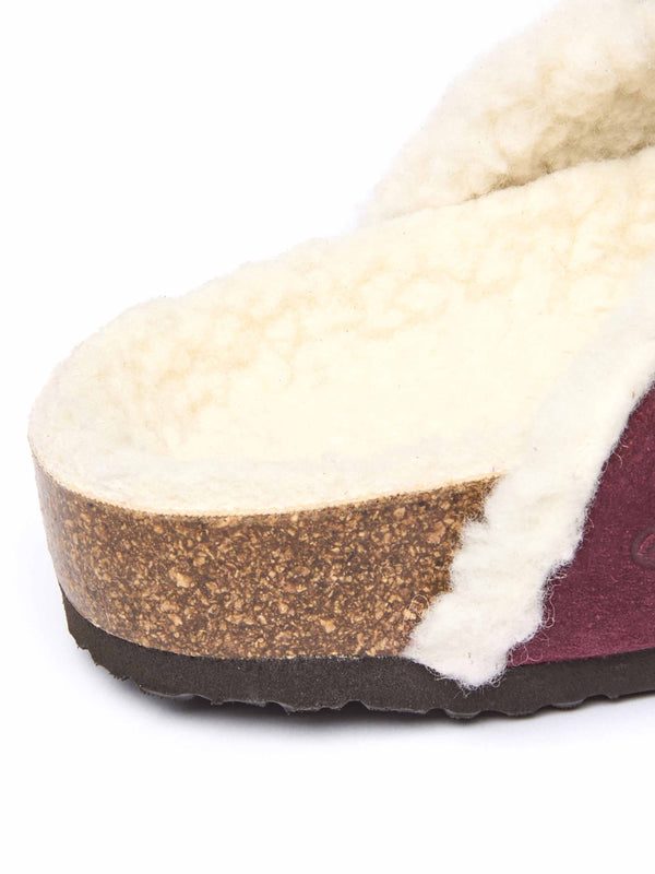 ZINNIA ZINFANDEL RED SUEDE