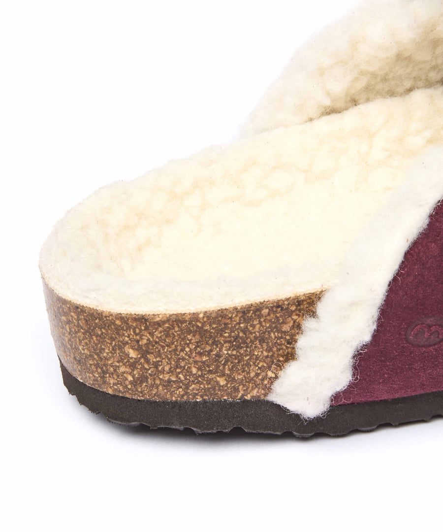ZINNIA ZINFANDEL RED SUEDE