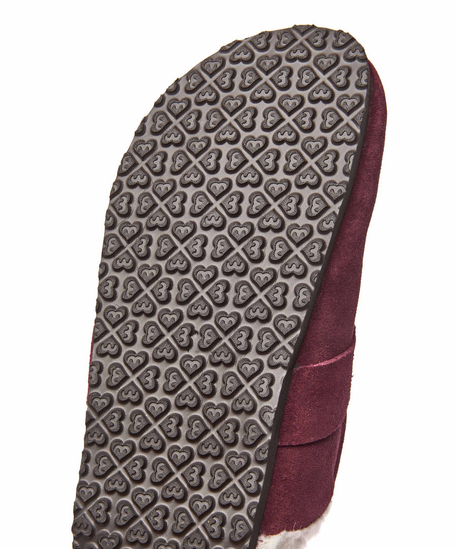ZINNIA ZINFANDEL RED SUEDE