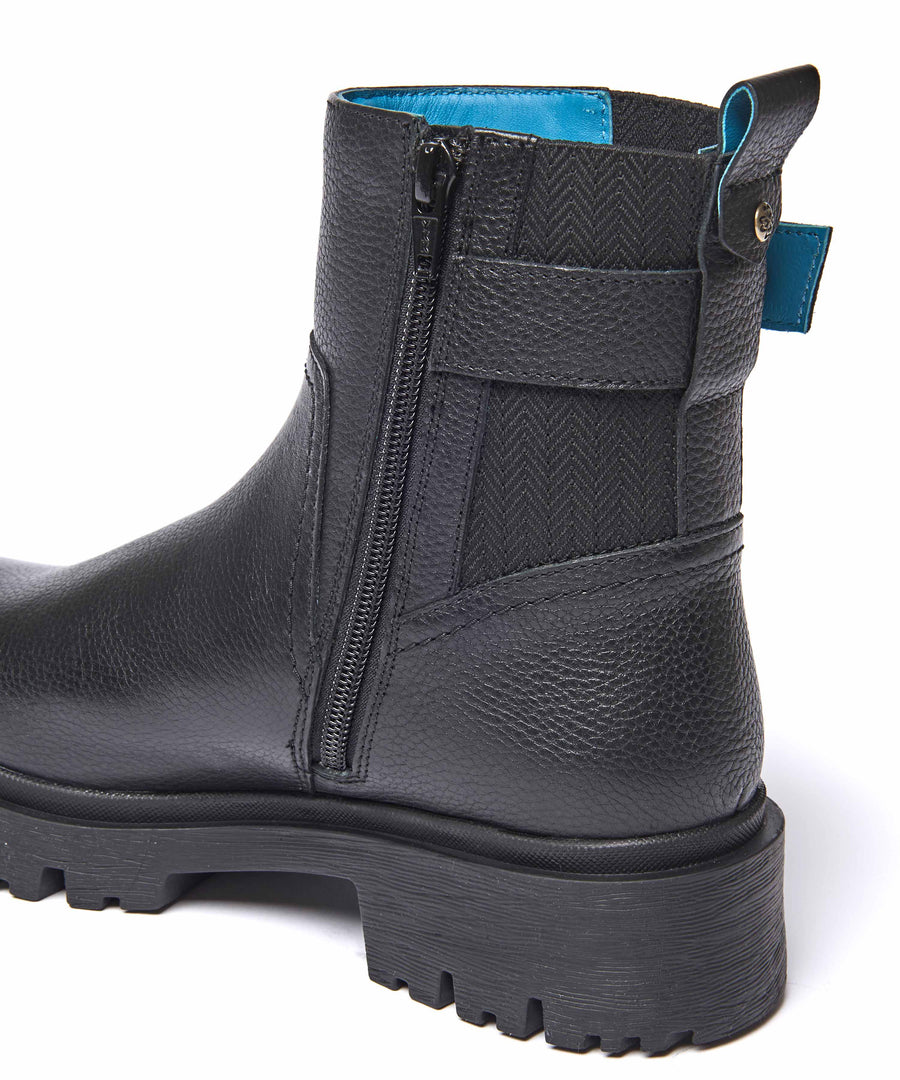 SEAMOUNT BLACK LEATHER