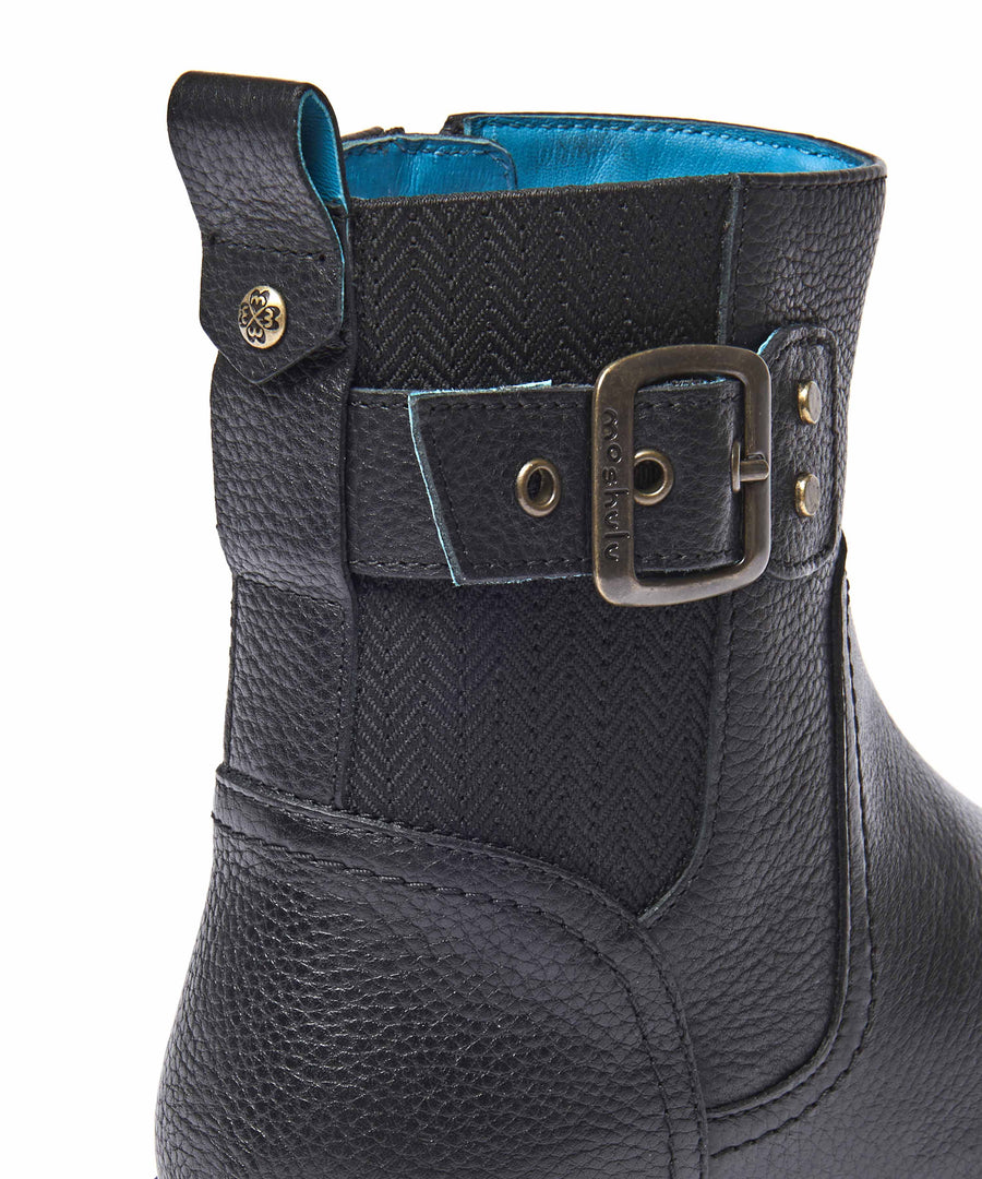 SEAMOUNT BLACK LEATHER