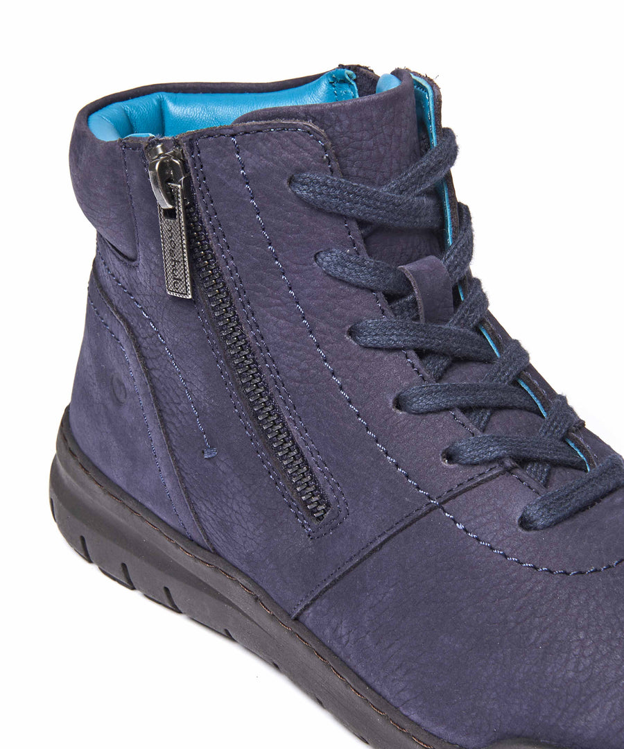 SONJA 2 INDIGO NUBUCK