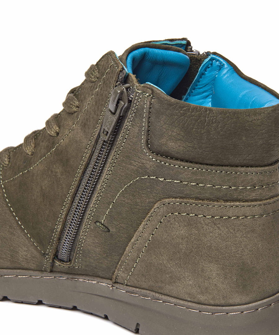 SONJA 2 OLIVE GREEN NUBUCK