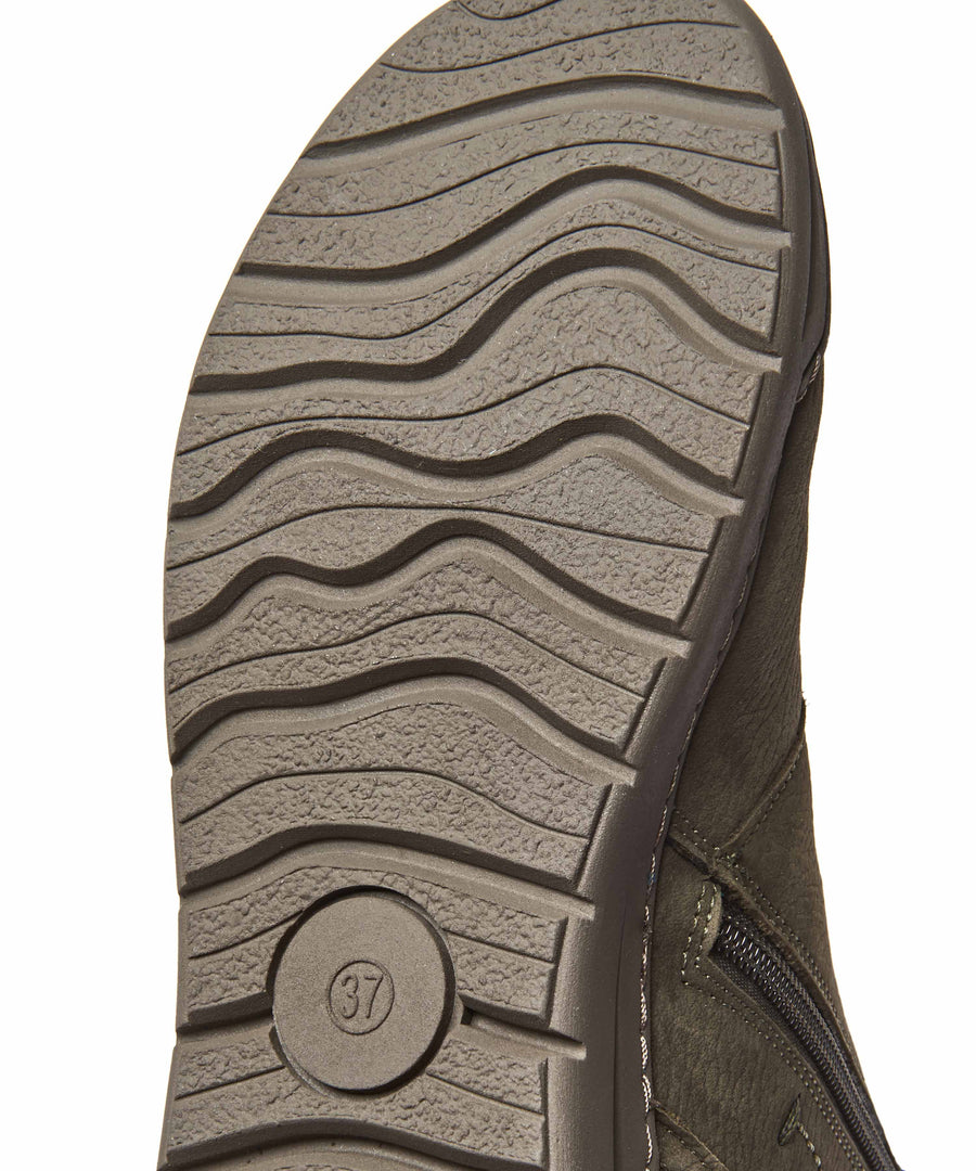 SONJA 2 OLIVE GREEN NUBUCK