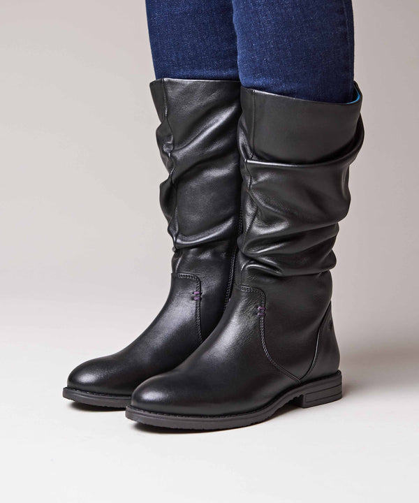 GLACIER LEATHER BLACK
