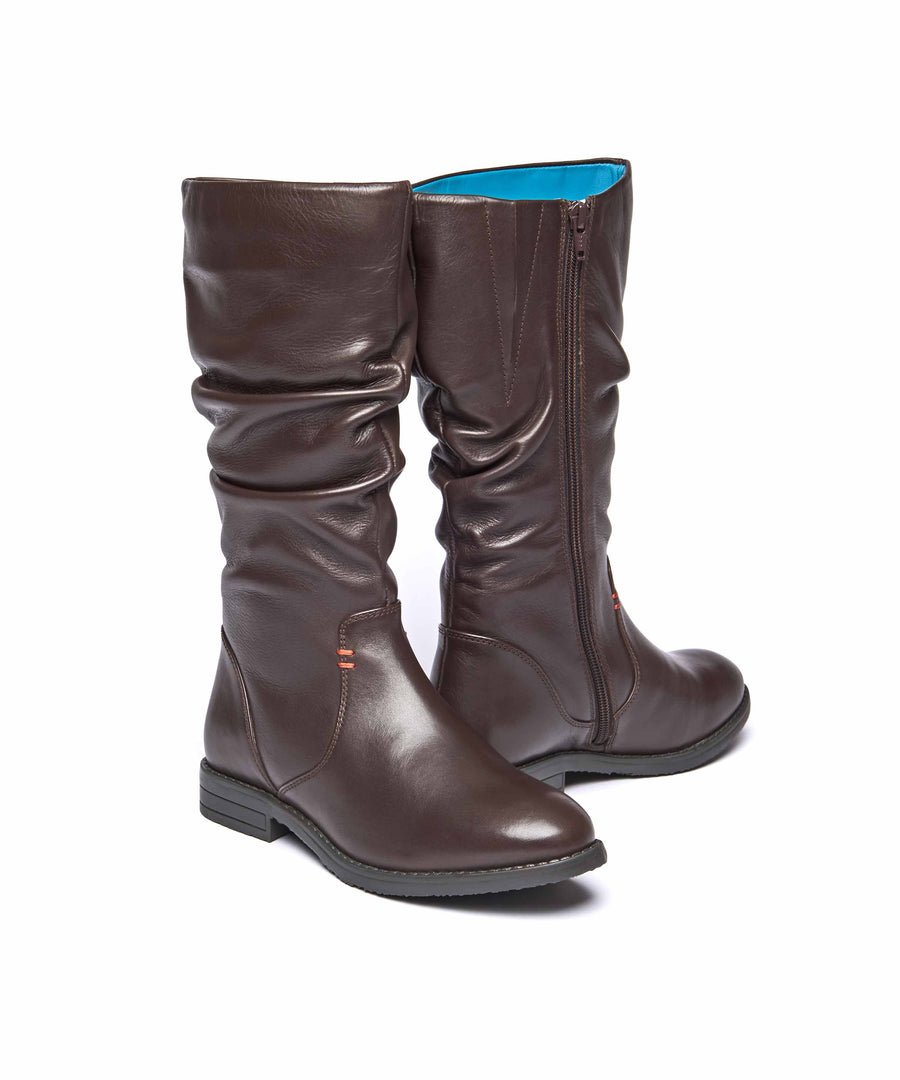 GLACIER LEATHER BROWN
