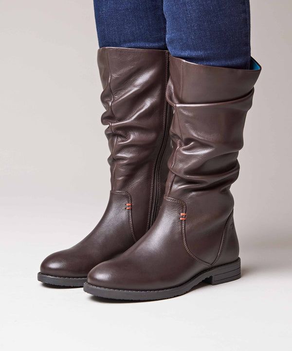 GLACIER LEATHER BROWN