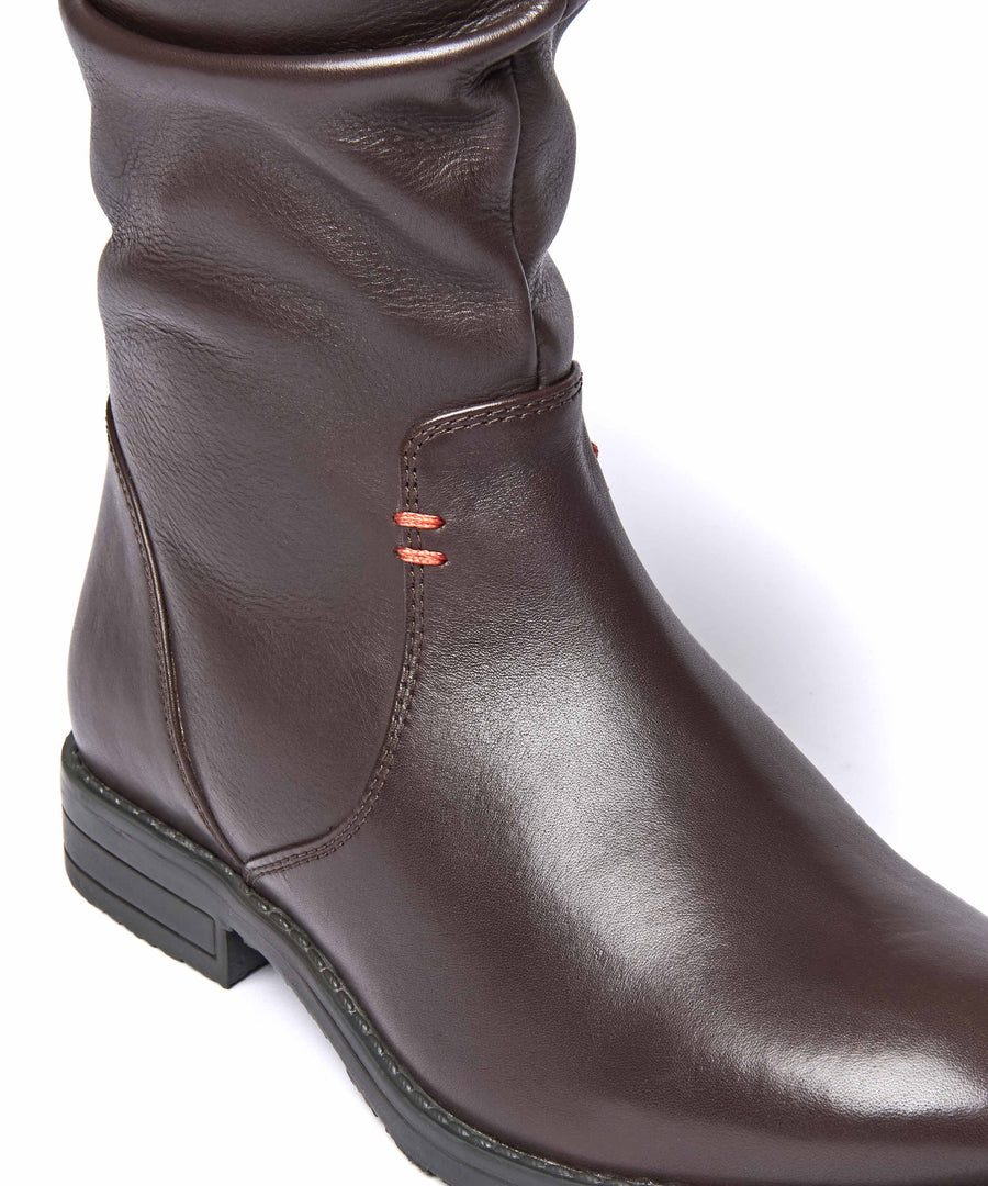 GLACIER LEATHER BROWN