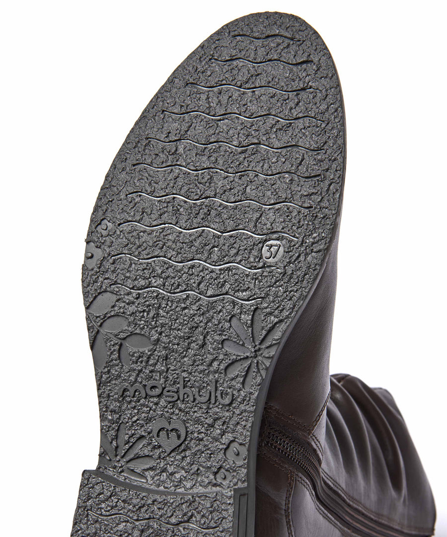 GLACIER LEATHER BROWN