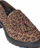BLOOMER BROWN LEOPARD PRINT SUEDE