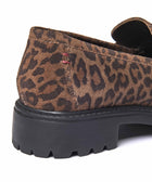 BLOOMER BROWN LEOPARD PRINT SUEDE