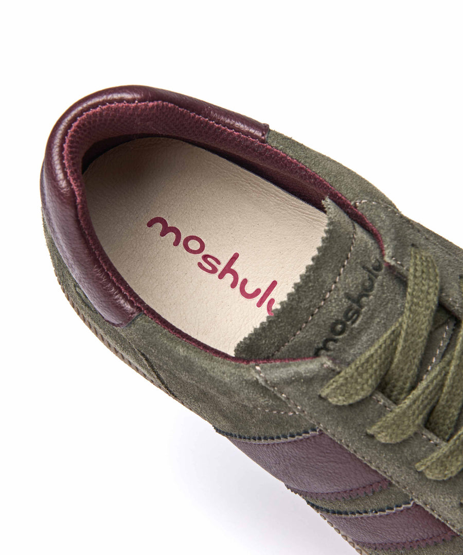 JESS OLIVE GREEN SUEDE