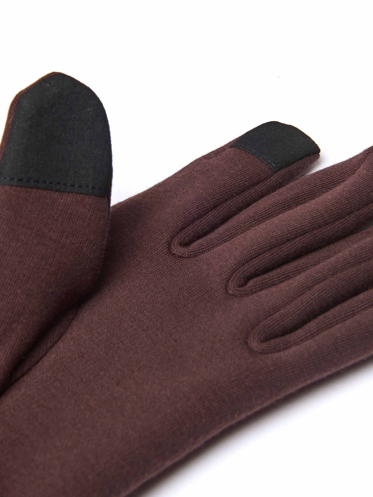 Brown touch screen gloves - GREBE GLOVE BROWN
