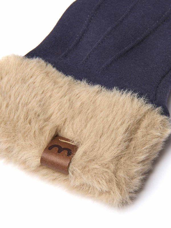 Blue touch screen gloves - GREBE GLOVE INDIGO