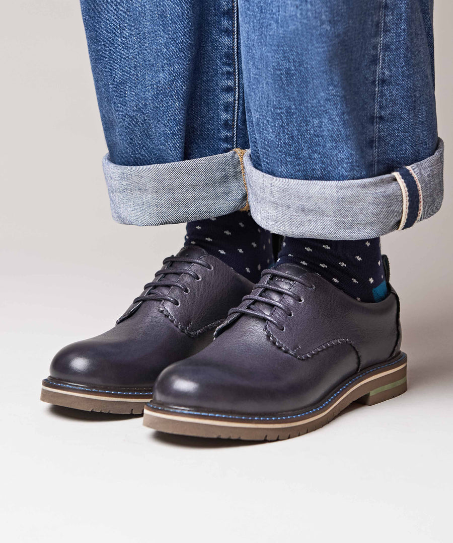 RAFFLESIA INDIGO LEATHER