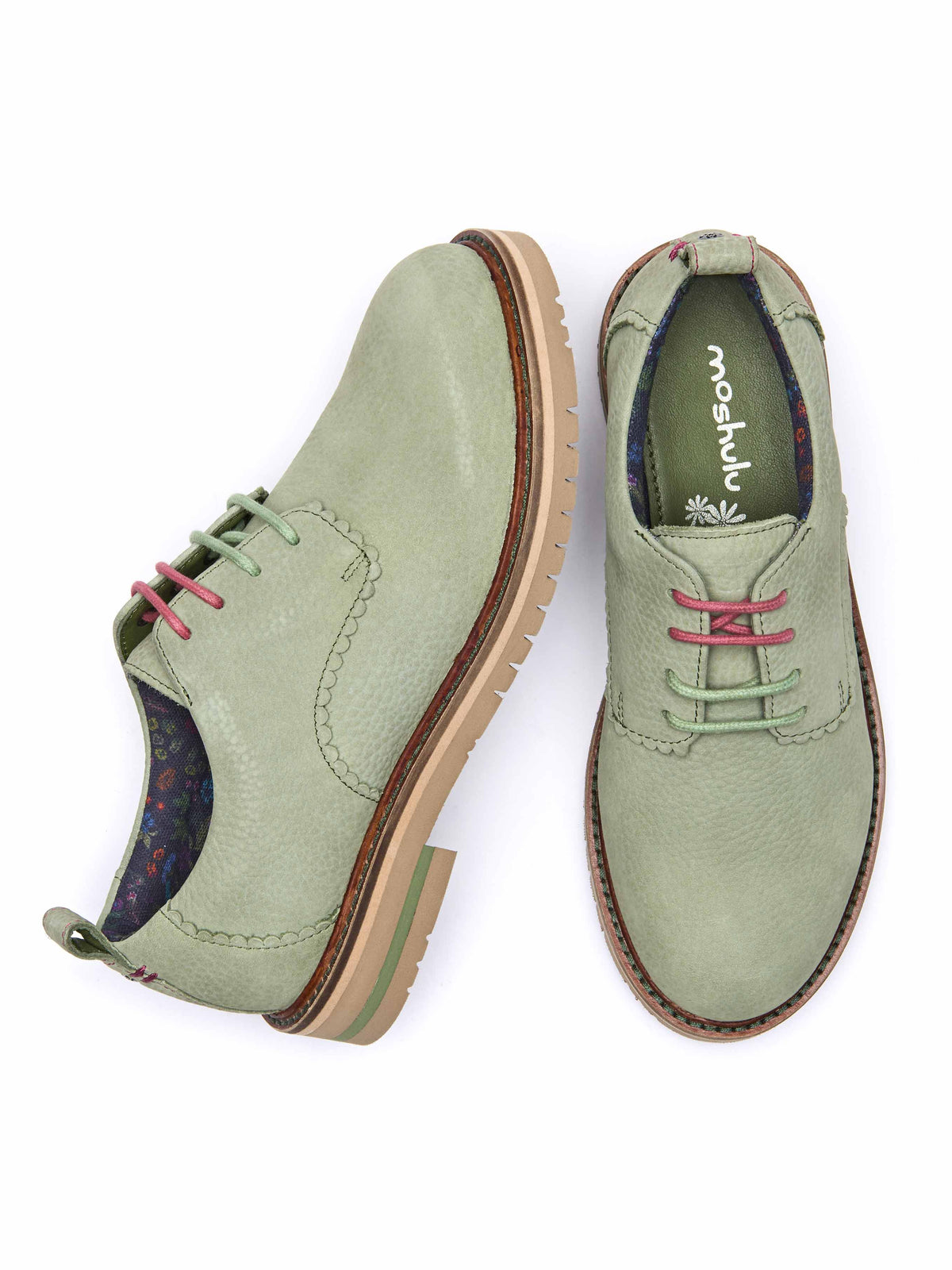 RAFFLESIA SAGE GREEN NUBUCK