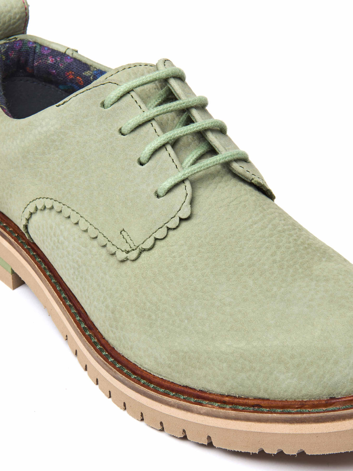 RAFFLESIA SAGE GREEN NUBUCK