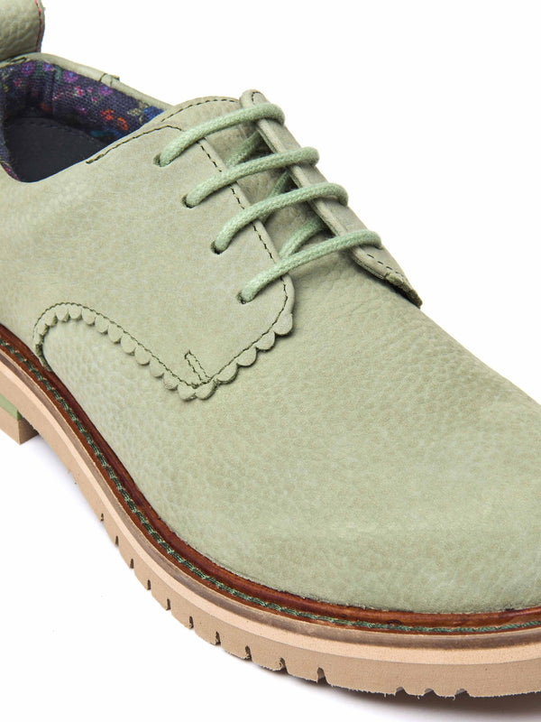RAFFLESIA SAGE GREEN NUBUCK