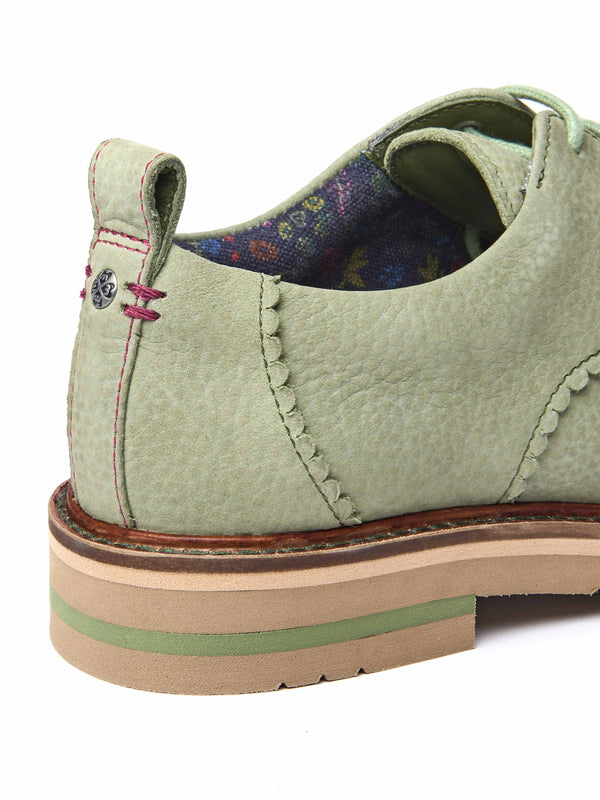RAFFLESIA SAGE GREEN NUBUCK