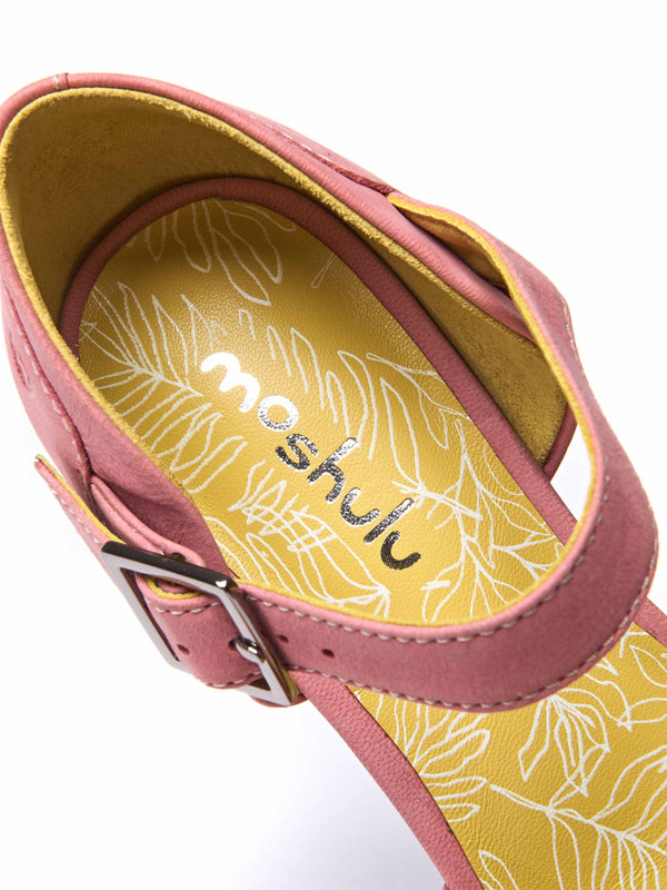 HAZUMI CORAL PINK NUBUCK