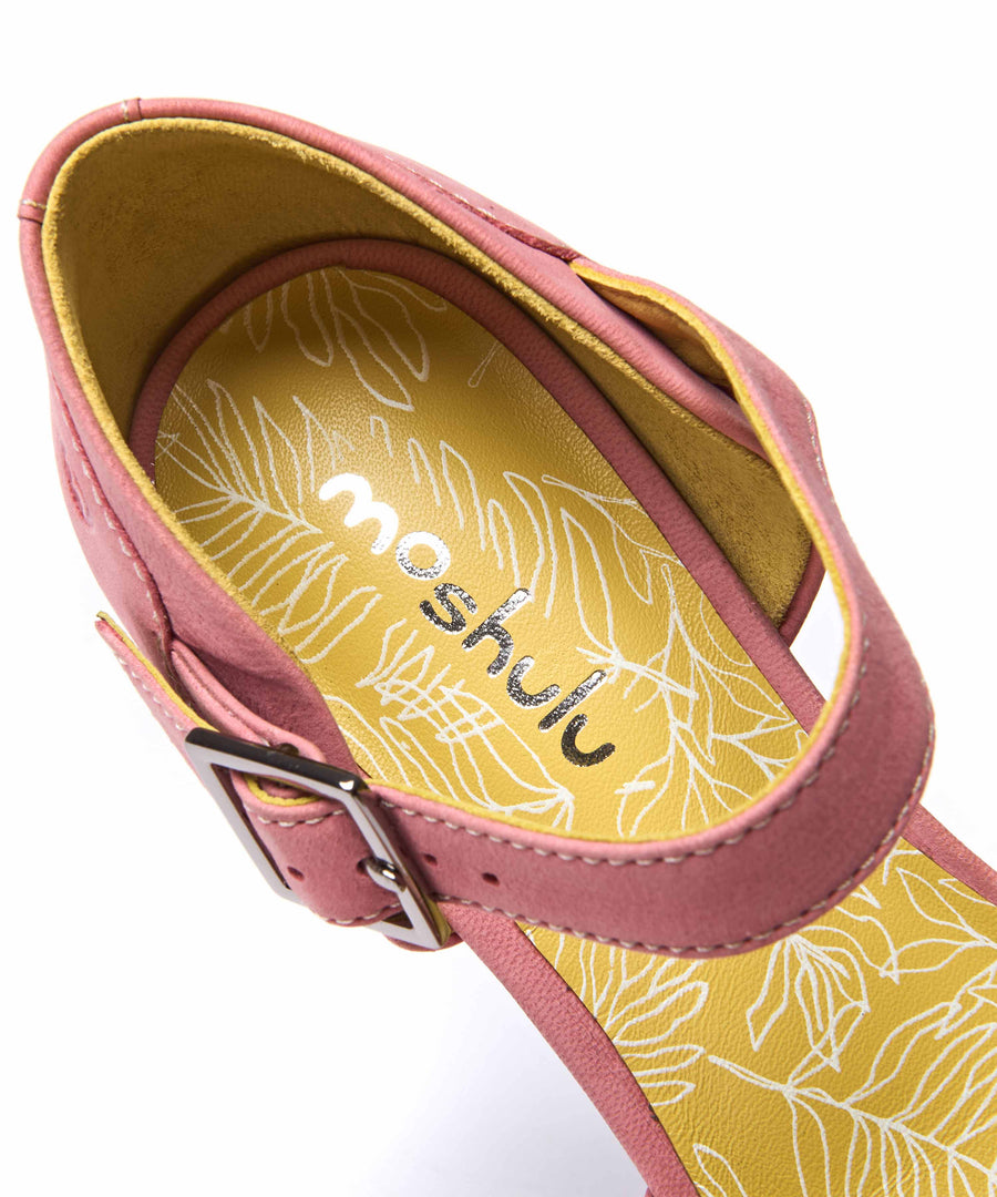 HAZUMI CORAL PINK NUBUCK