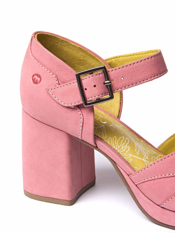 HAZUMI CORAL PINK NUBUCK