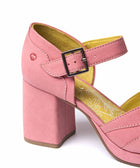 HAZUMI CORAL PINK NUBUCK