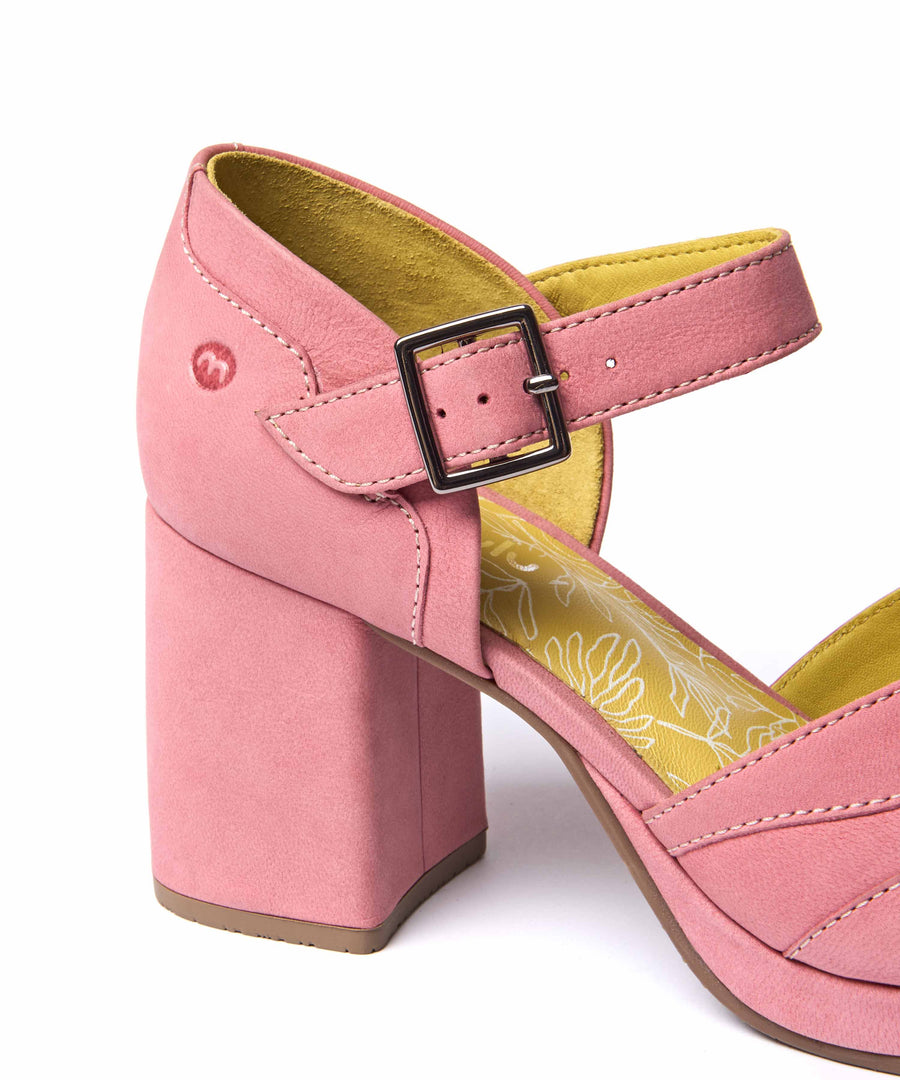 HAZUMI CORAL PINK NUBUCK