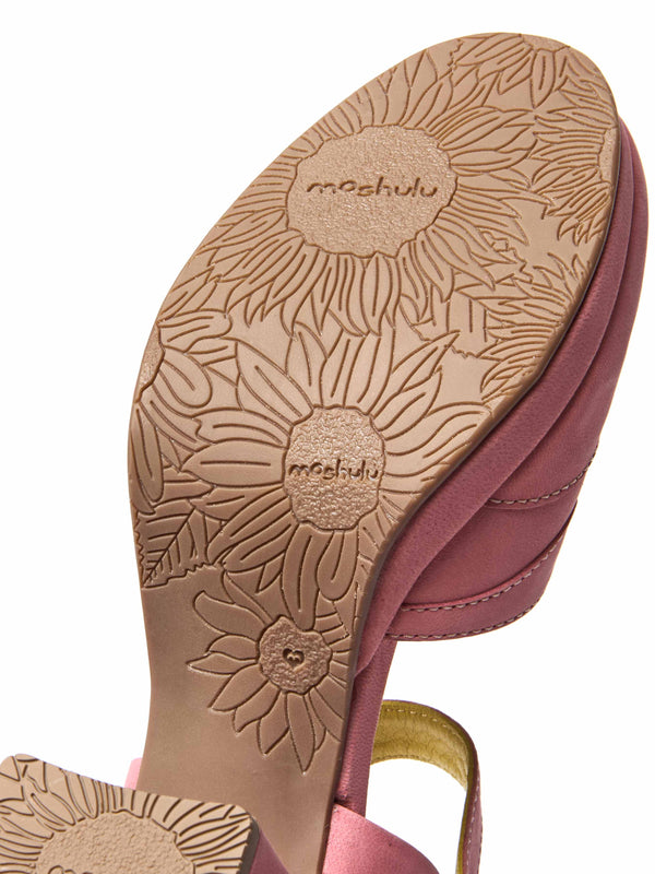 HAZUMI CORAL PINK NUBUCK