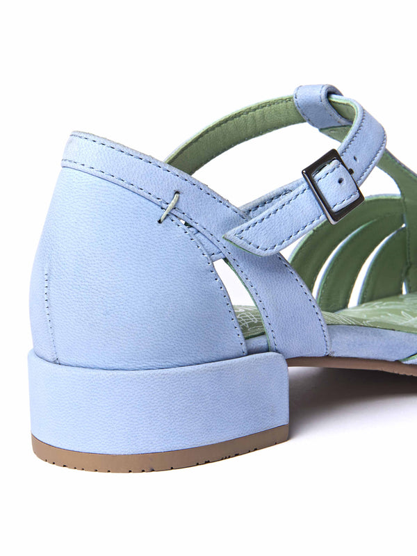 SAYURI CORNFLOWER BLUE NUBUCK