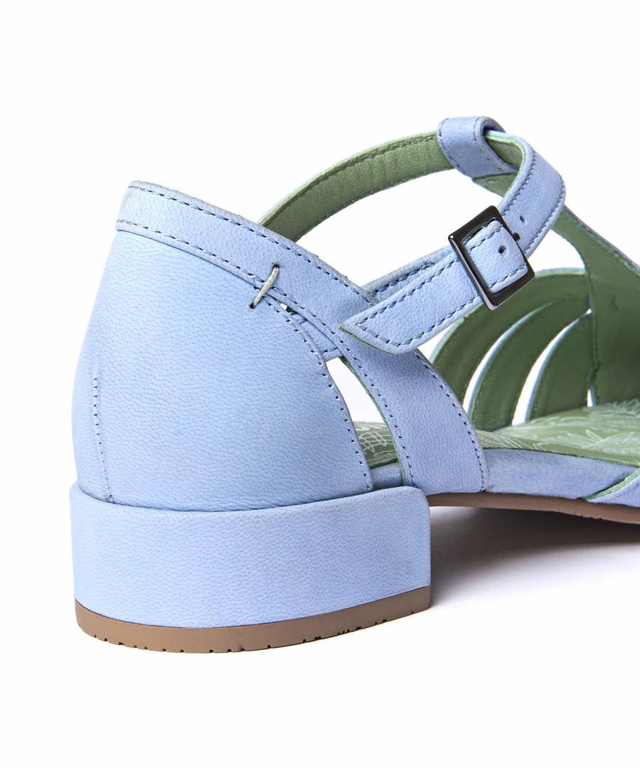 SAYURI CORNFLOWER BLUE NUBUCK