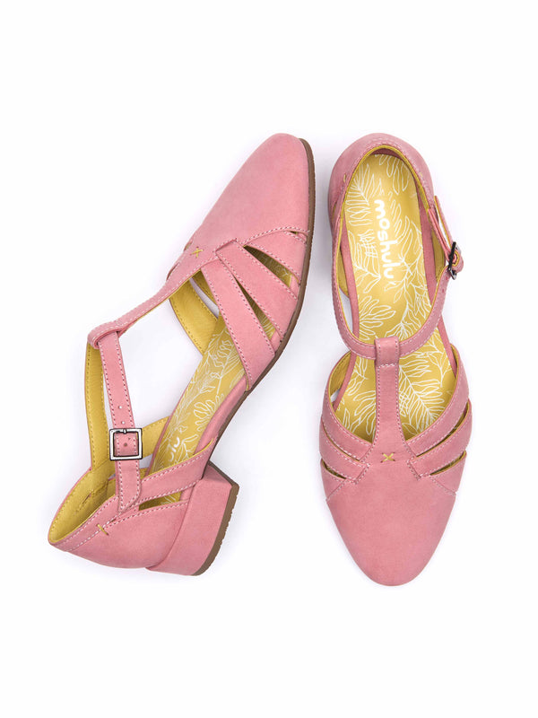 SAYURI CORAL PINK NUBUCK