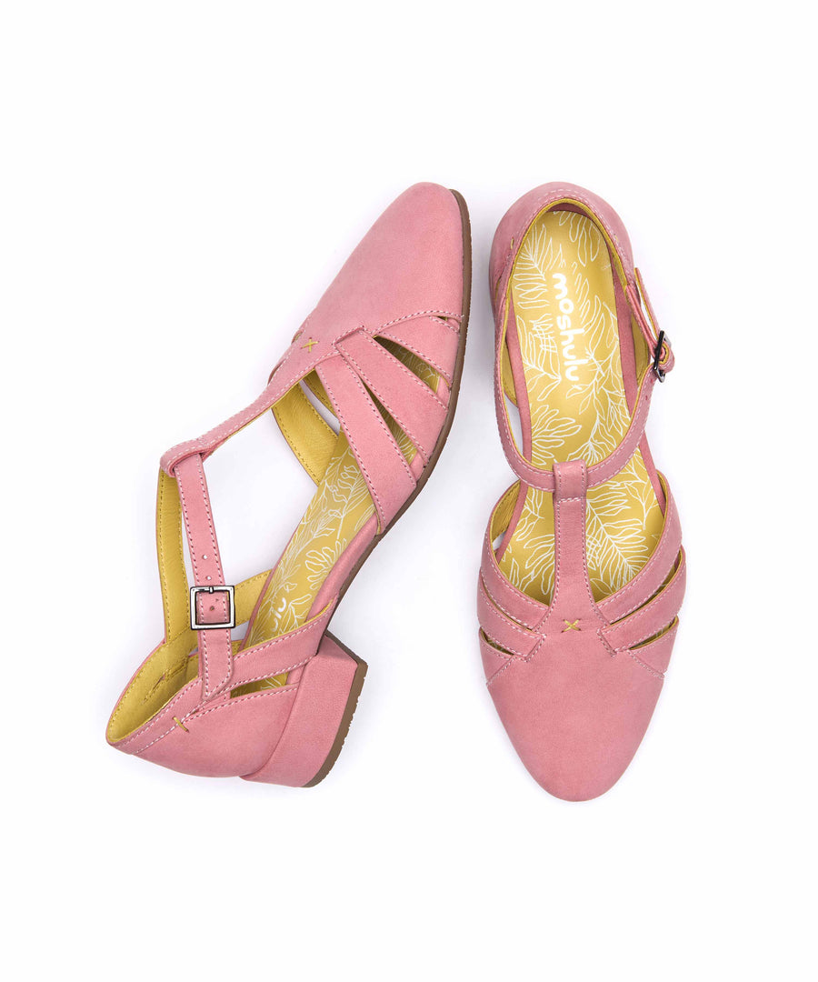 SAYURI CORAL PINK NUBUCK