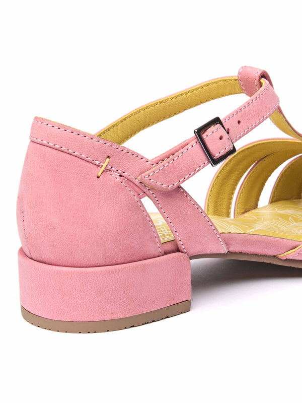 SAYURI CORAL PINK NUBUCK