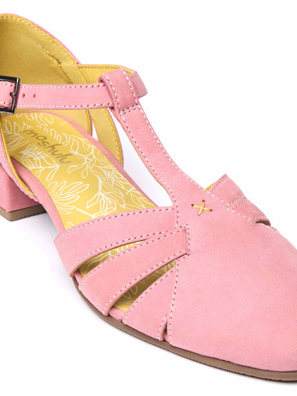 SAYURI CORAL PINK NUBUCK