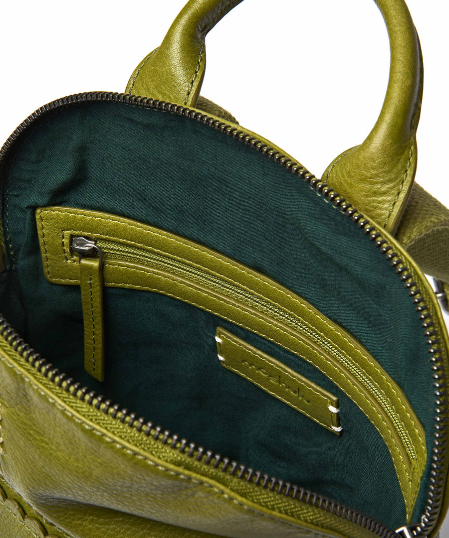CARNEDD LICHEN GREEN LEATHER