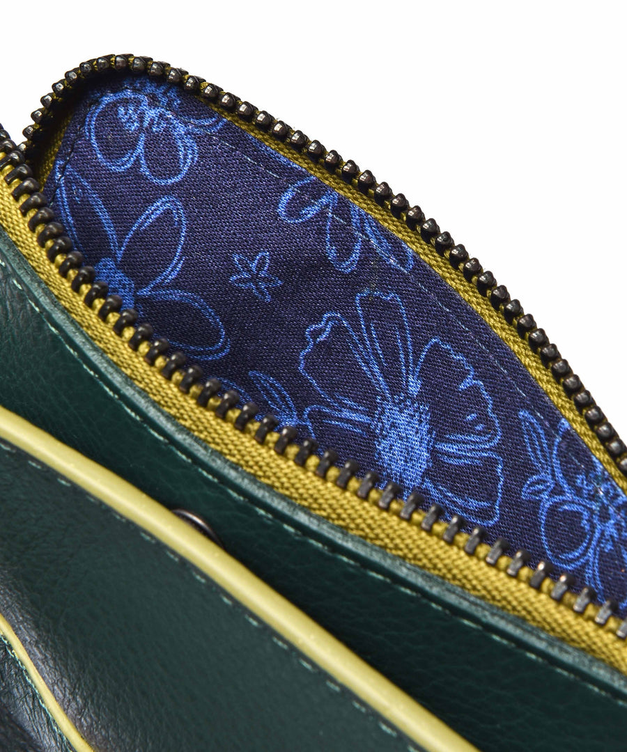 KAMET PINE GREEN LEATHER