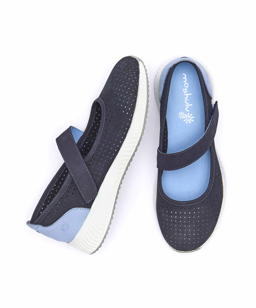 AMARA INDIGO NUBUCK